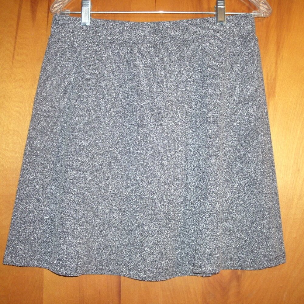 Loft Skirt Elastic Waist Black & White Size MP